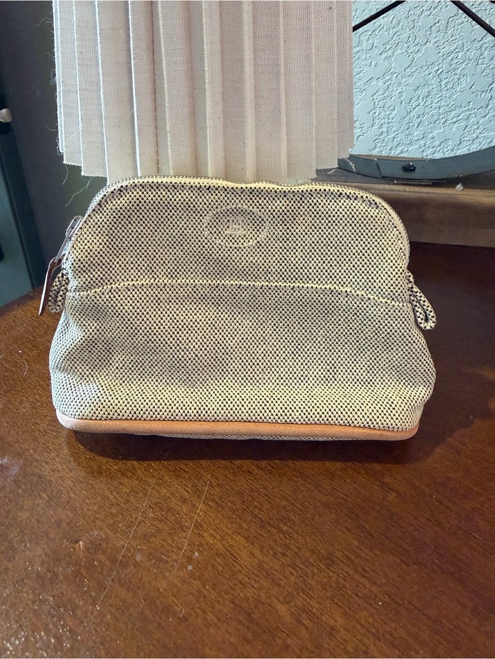 Hermes Bolide Mini Cosmetic Pouch - Beige